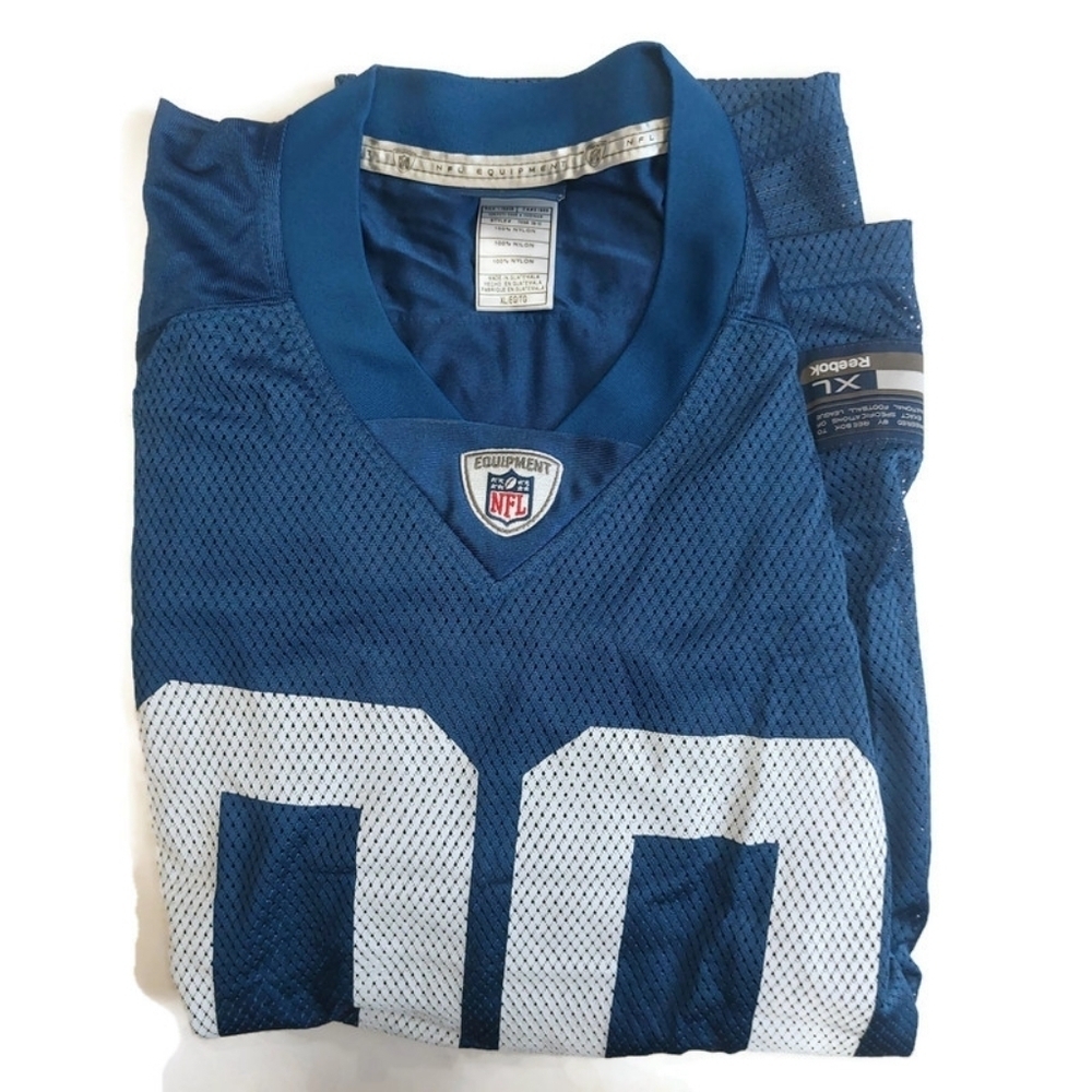 Reebok On Field Indianapolis Colts #00 2 Sided Jersey Mens XL Blue NFL Equipment - Picture 7 of 7